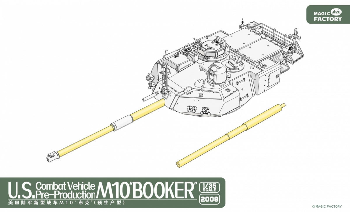 Magic Factory 2008 Véhicule de combat américain M10 « Booker » 1/35 – image 3