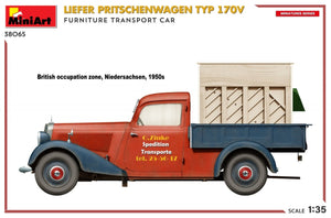 MiniArt 38065 LIEFER PRITSCHENWAGEN TYPE 170V. FURNITURE TRANSPORT CAR 1/35 – image 12