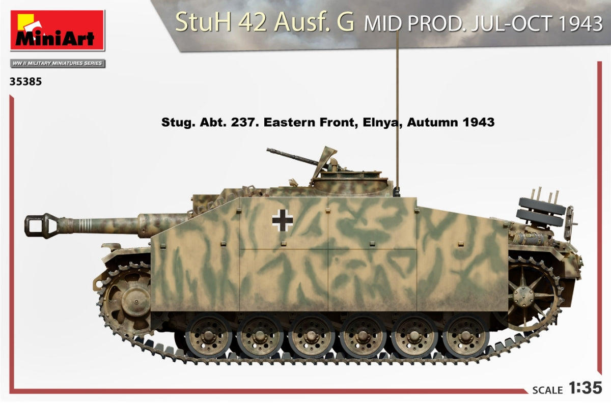 MiniArt 35385 StuH 42 Ausf. G MID PRODUCED BY JUL-OCT 1943 1/35 – immagine 9