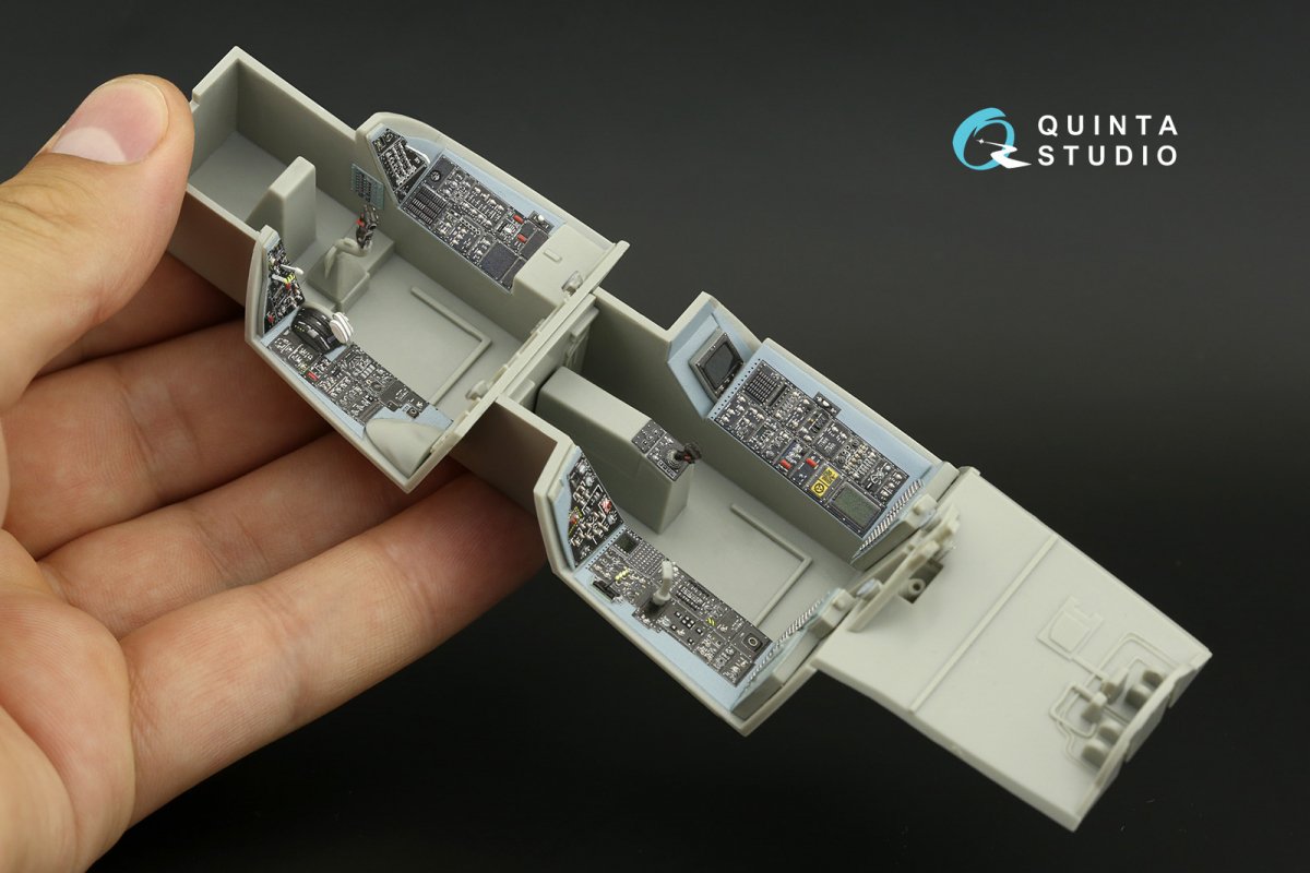 Quinta Studio QD32099 F-14B 3D-Printed &amp;amp; colored Interior on decal paper (Trumpeter) 1/32 – image 9