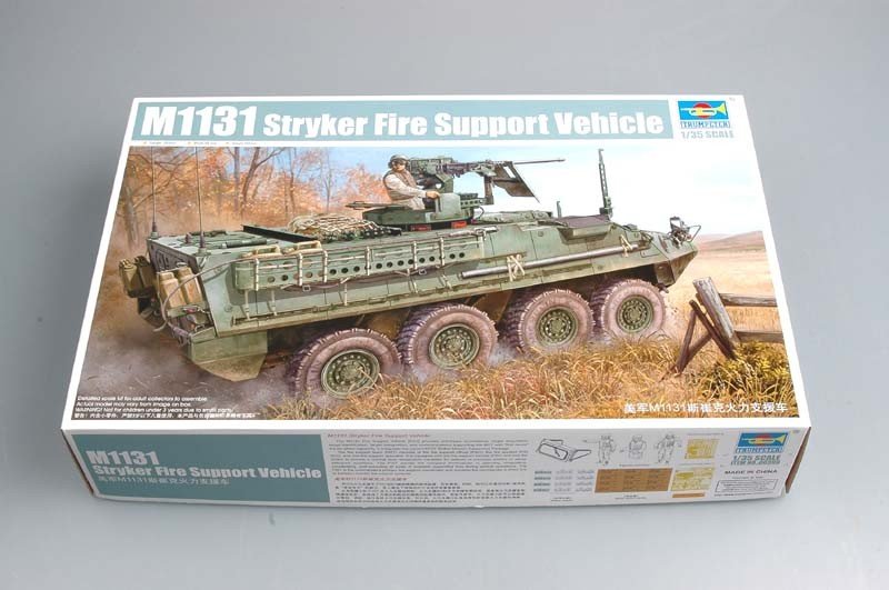 Trumpeter 00398 United State Army M1131 Stryker FSV 1/35 – immagine 2