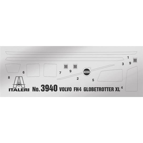 Italeri 3940 VOLVO FH4 GLOBETROTTER XL 1/24 – image 3