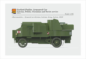 Copper State Models 35015 Garford-Putilov Armored Car, Latvian, Polish, Ukrainian, Soviet Service 1/35 – image 3