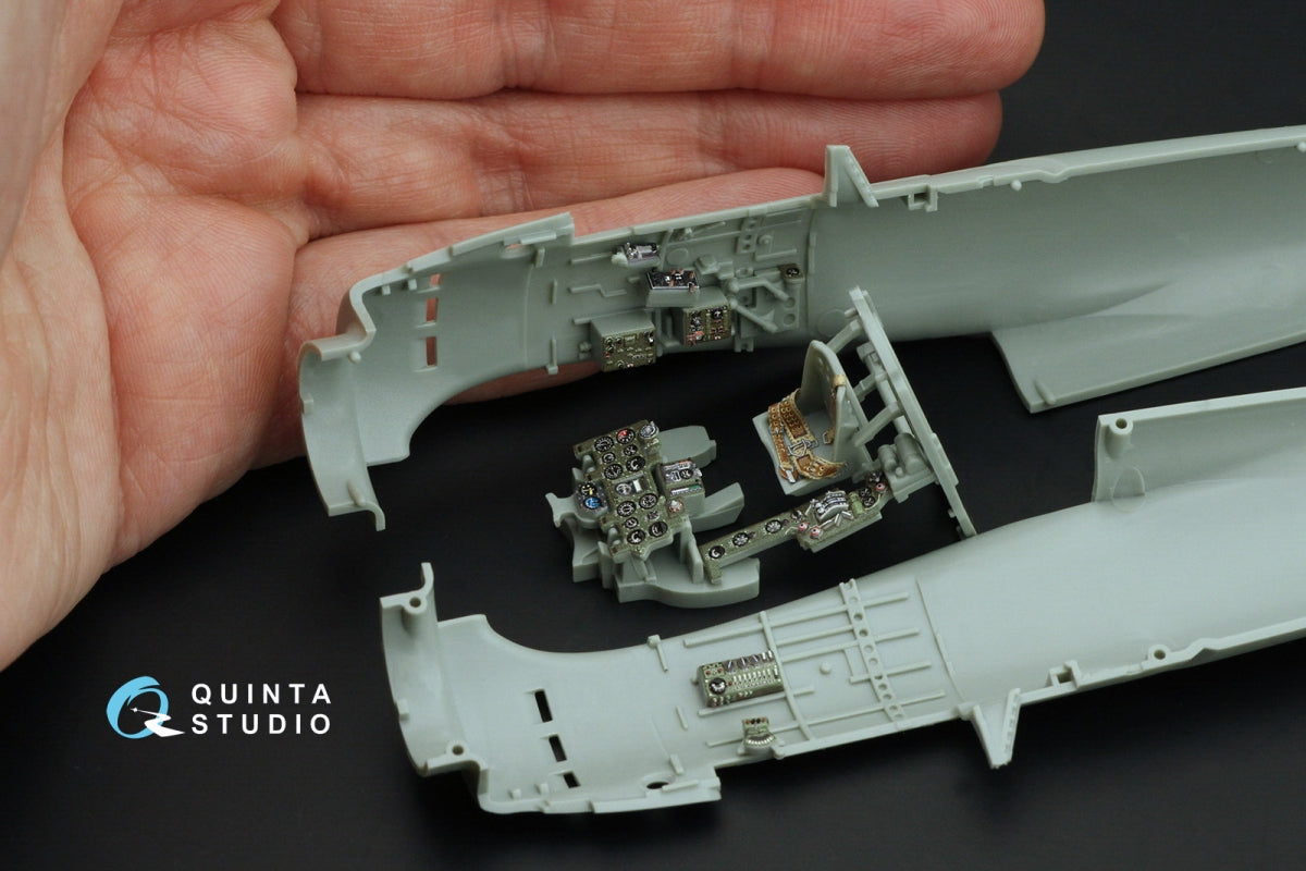 Quinta Studio QD48469 A6M2 Zero (Nakajima Prod.) 3D-Printed colored Interior on decal paper (Academy) 1/48 – imagen 10