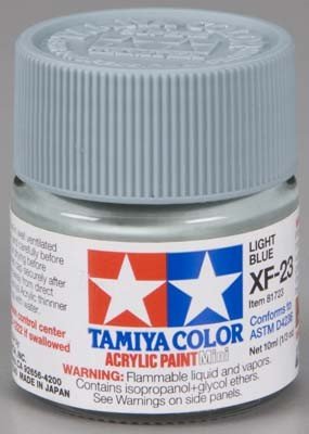 Tamiya XF23 Light Blue (81723) Acrylic paint 10ml – imagen 2