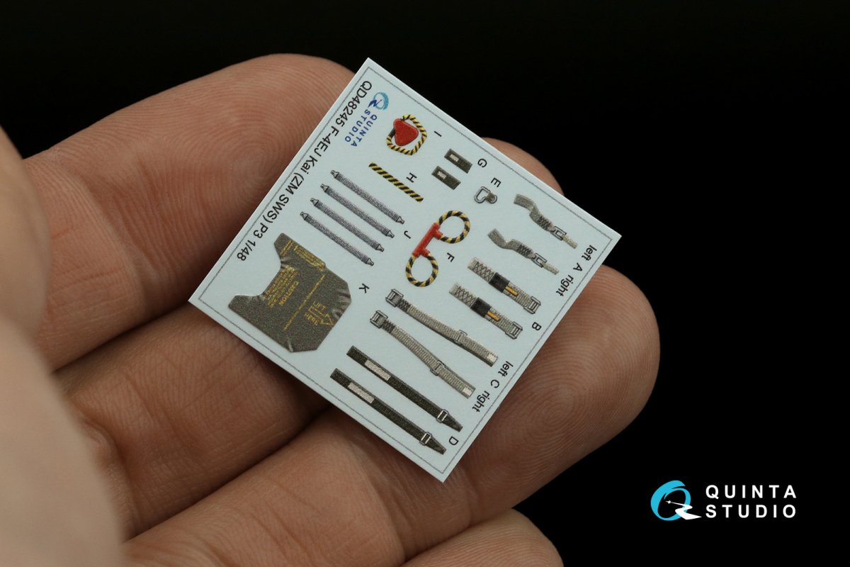 Quinta Studio QD48245 F-4EJ Kai 3D-Printed &amp;amp; colored Interior on decal paper (ZM SWS) 1/48 – Bild 16