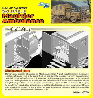 Dragon 6766 Sd.Kfz.3 Maultier Ambulance 1/35 – immagine 3
