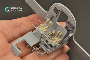 Quinta Studio QD48266 He 111H-3/H-6 3D-Printed &amp;amp; colored Interior on decal paper ( ICM ) 1/48 – image 8