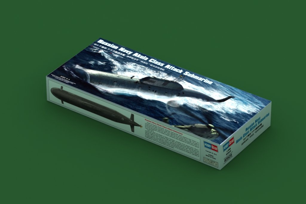Hobby Boss 83525 Russian Navy SSN Akula Class Attack Submarine 1/350 – image 2