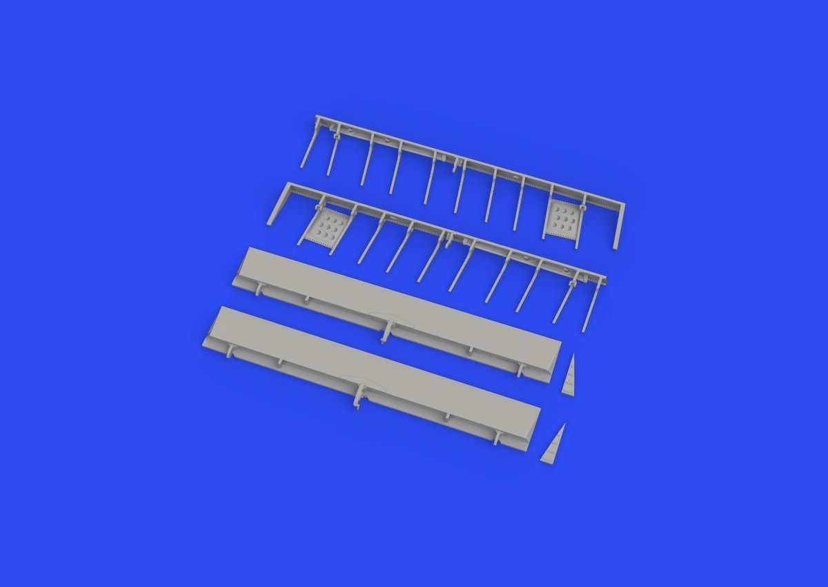 Eduard 648757 Fw 190D volets d&amp;#39;atterrissage en bois IMPRESSION EDUARD 1/48 – image 2
