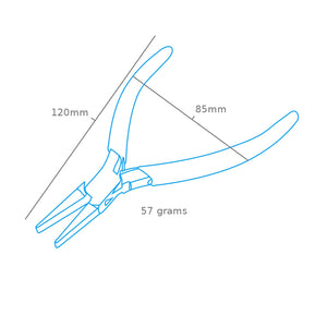 Modelcraft PPL1151 Box Joint Flat Nose Smooth Pliers (115mm) – image 2