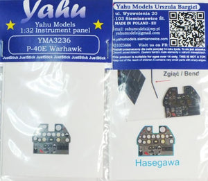 Yahu YMA3236 P-40 E Hasegawa 1/32