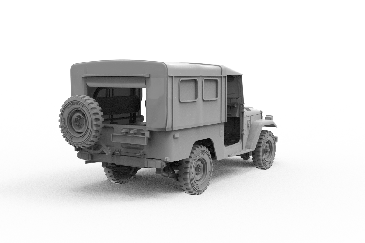 AK Interactive AK35004 FJ43 SUV WITH SOFT TOP IDF &amp;amp; LAF 1/35 – Bild 6