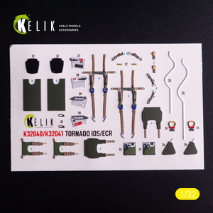 Kelik K32040 Tornado IDS - interior 3D decals for Italeri kit 1/32