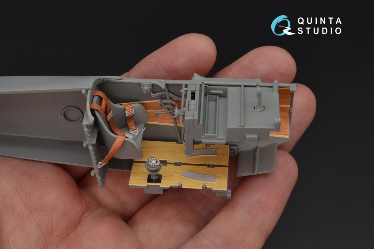 Quinta Studio QD32050 Fokker Dr.1 3D-Printed &amp;amp; colored Interior on decal paper (for Meng kit) 1/32 – image 4