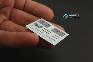 Quinta Studio QD72010 La-5 3D-Printed &amp;amp; colored Interior on decal paper (for ClearProp kit) 1/72 – obrázek 4