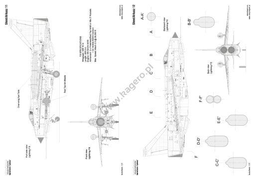 Kagero 7132 English Electric Lightning EN/PL – obrázek 4
