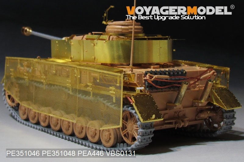 Voyager Model PEA446 WWII German Pz.Kpfw.IV Ausf.J &amp;quot;Thoma shields&amp;quot; wire mesh schürzen (Last Production) (For RFM 5033) 1/35 – obrázek 3