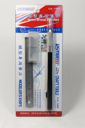 U-Star UA-91900 U-Star Pen Knife Kit 16in1 (knife, spare blades, ruler)
