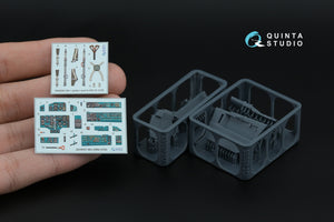 Quinta Studio QD+48557 MiG-25BM 3D-Printed &amp;amp; colored Interior on decal paper (ICM) (with 3D-printed resin parts) 1/48 – image 2