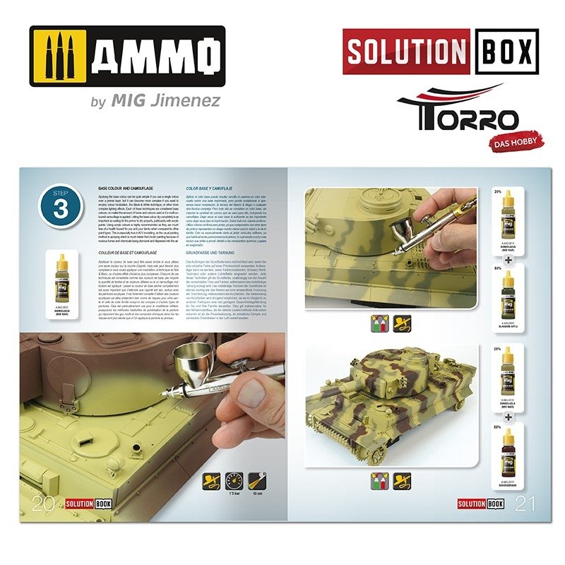 AMMO of Mig Jimenez 2414300000 SOLUTION BOX – WWII GERMAN TANKS – immagine 10