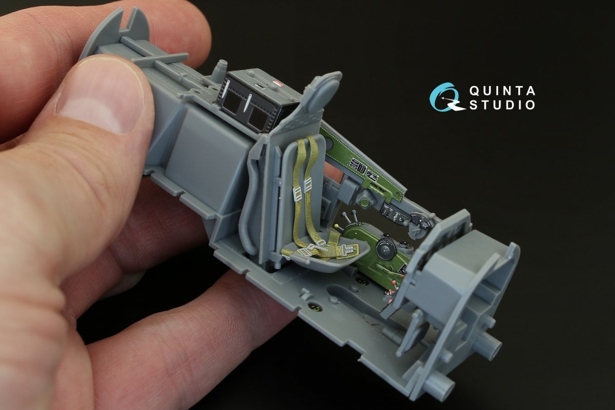 Quinta Studio QD32004 P-51D (Late) 3D-Printed &amp;amp; colored Interior on decal paper (for Tamiya kit) 1/32 – obrázek 9