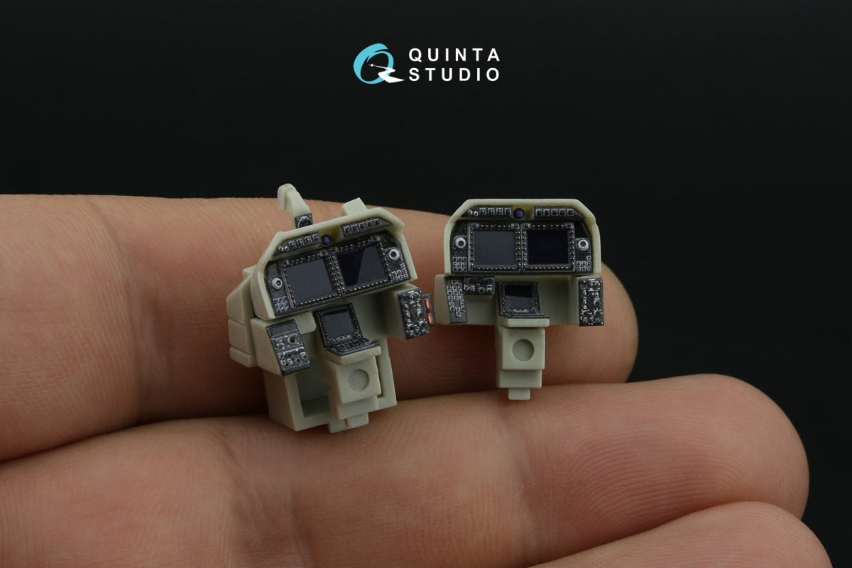 Quinta Studio QDS-48535 AH-1Z Zulu Cobra/Viper 3D-Printed &amp;amp; colored Interior on decal paper (KittyHawk) (small version) 1/48 – image 7