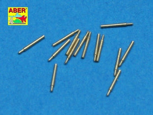 Aber 1/700L-29 Set of 14 pcs 152mm (6in) L50 Vickers Mk.M type 41 barrels for Kongo, Haruna, Hiei, Kirishima, Fuso, Yamashiro 1/700