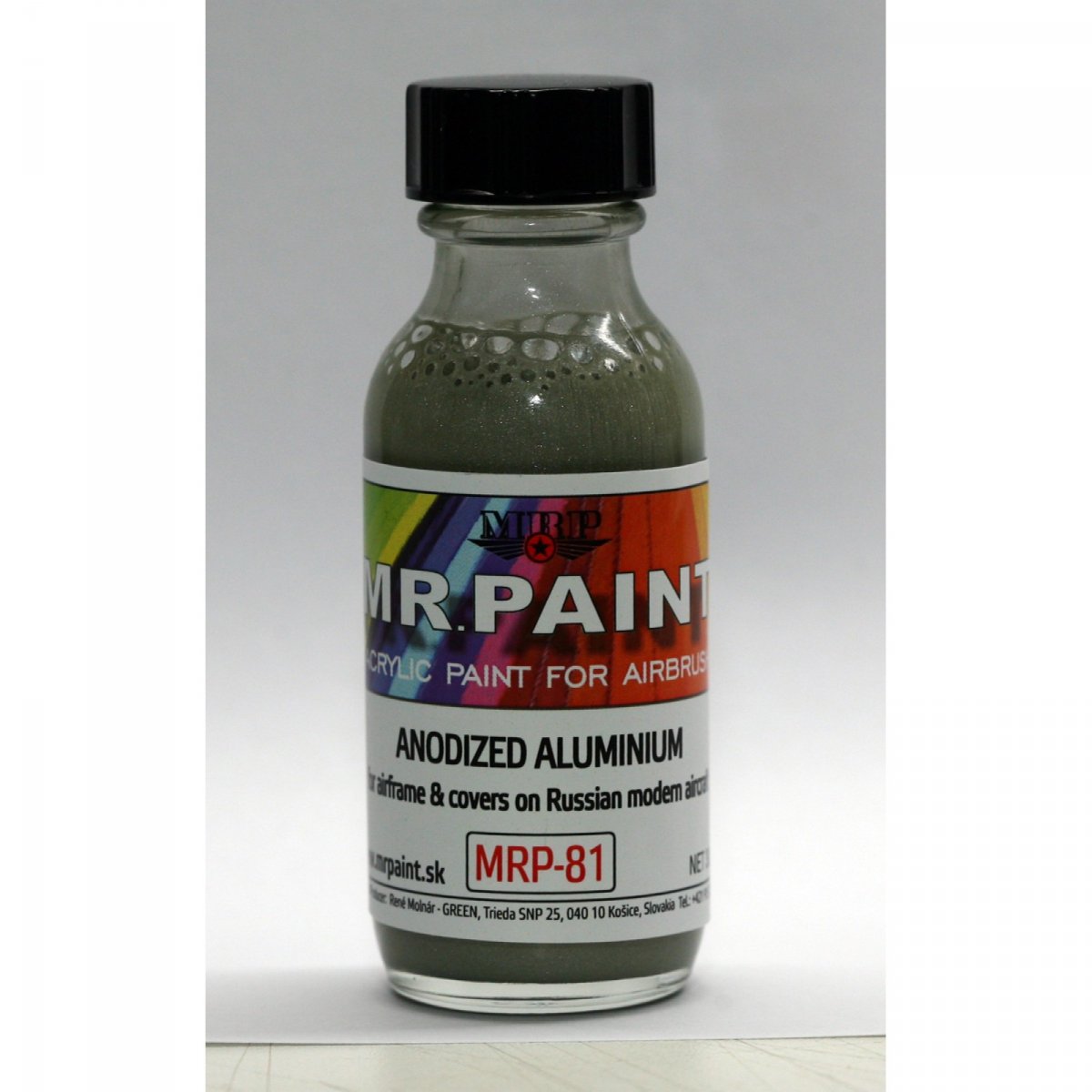 MR. Paint MRP-081 ANODIZED ALUMINUM Metallic Russian aircraft 30ml – image 2