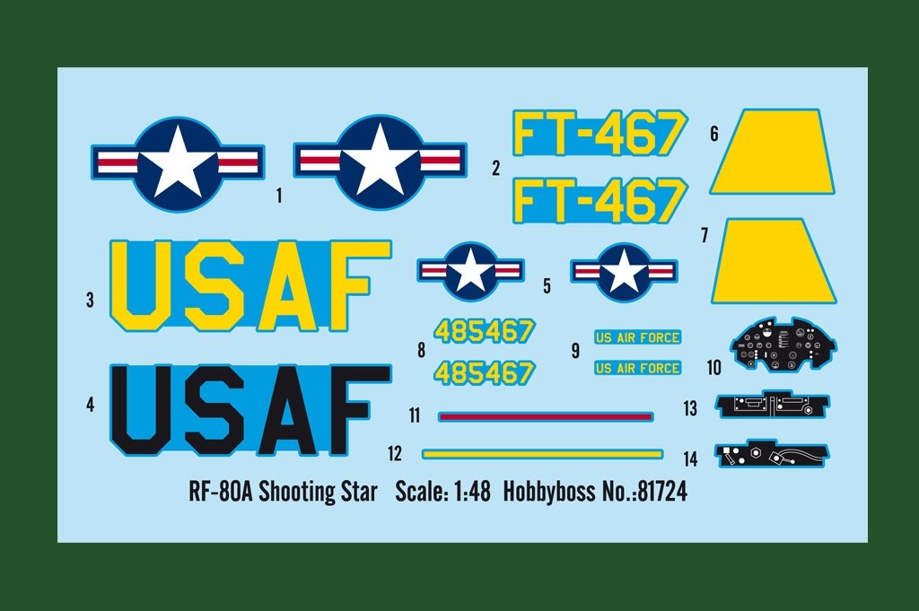 Hobby Boss 81724 RF-80A Shooting Star 1/48 – Bild 3