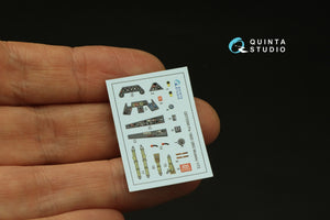 Quinta Studio QD72090 Fw 190D 3D-Printed &amp;amp; colored Interior on decal paper (IBG models) 1/72 – Bild 5