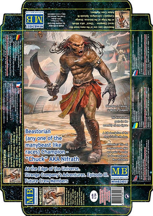 Master Box 24057 Beastorian (any one of the many beast like races) Champion – “Chuck” AKA Nifrath 1/24 – image 2