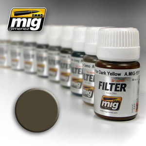 AMMO of Mig Jimenez 1502 DARK GRAY FOR WHITE 35ml