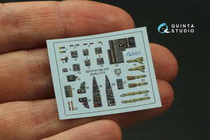Quinta Studio QD72141 Me 410 3D-Printed colored Interior on decal paper (Airfix) 1/72 – image 3