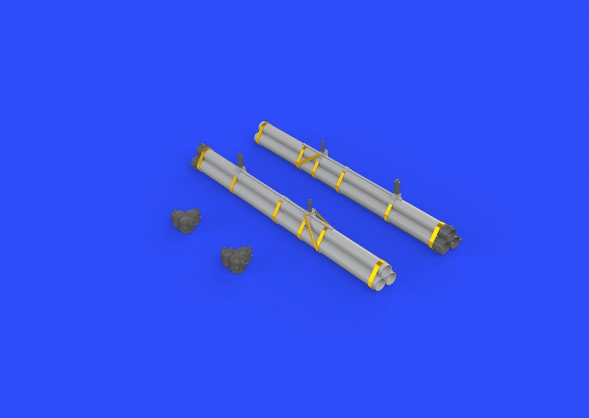 Eduard 632089 Bazooka rocket launchers for P-47 HASEGAWA 1/32