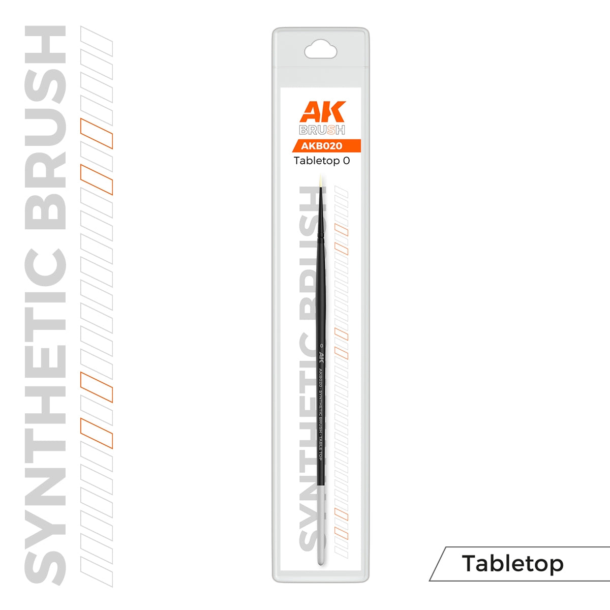 AK Interactive AKB020 AK SYNTHETIC TABLETOP BRUSH – 0 – image 2
