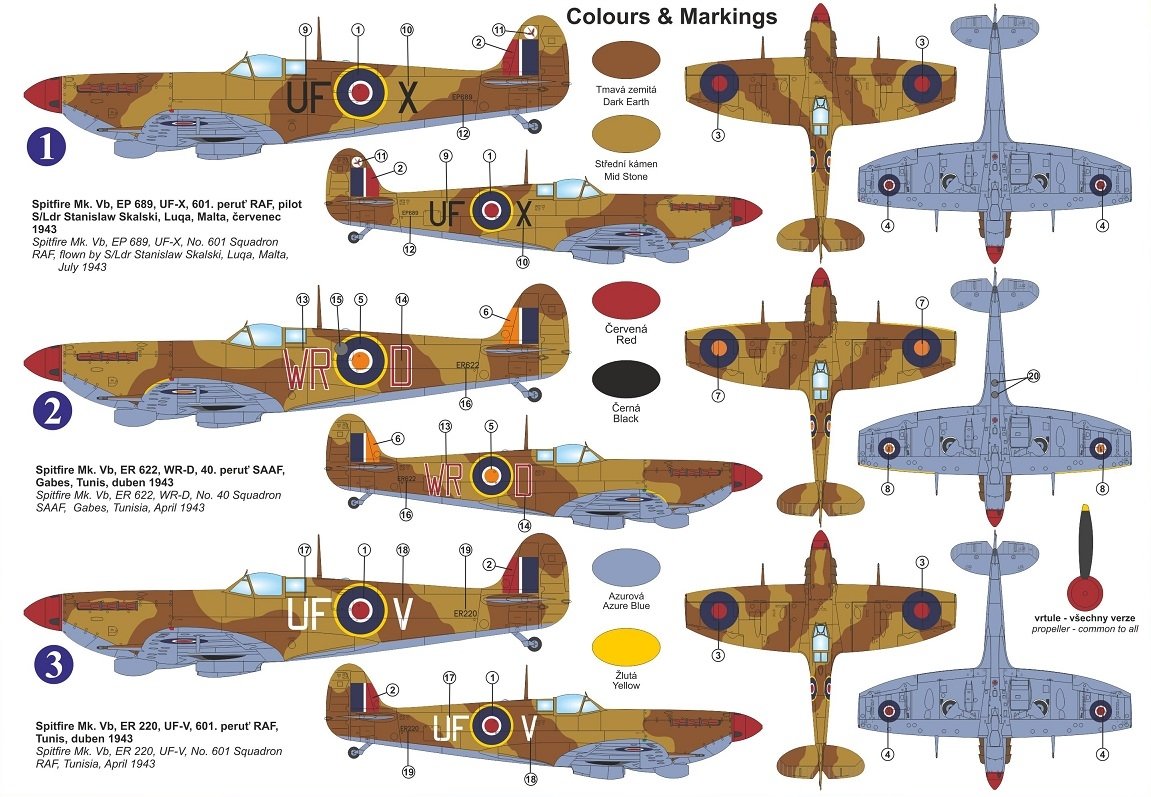 Kovozavody Prostejov KPM0257 Spitfire Mk.VB “Aboukir” 1/72 – image 2