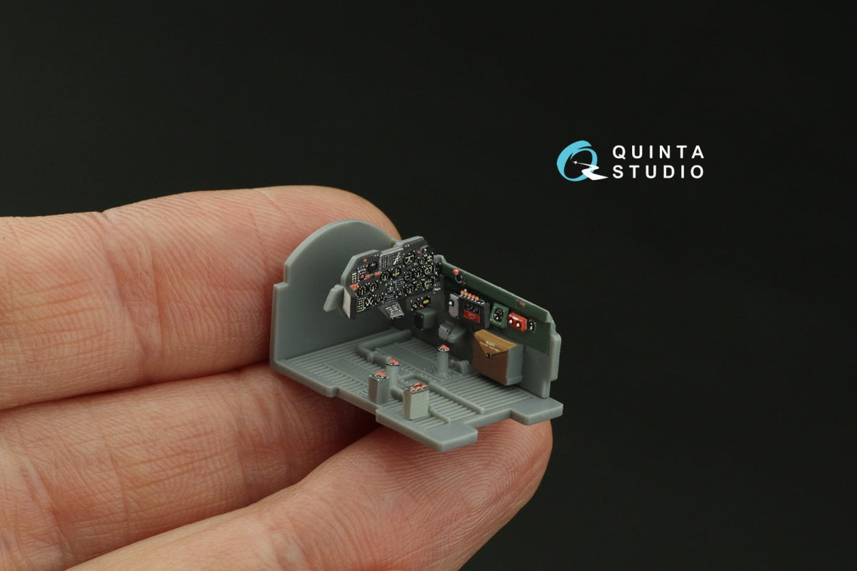 Quinta Studio QD72153 P-47D Thunderbolt Bubbletop 3D-Printed coloured Interior on decal paper (Tamiya) 1/72 – zdjęcie 8