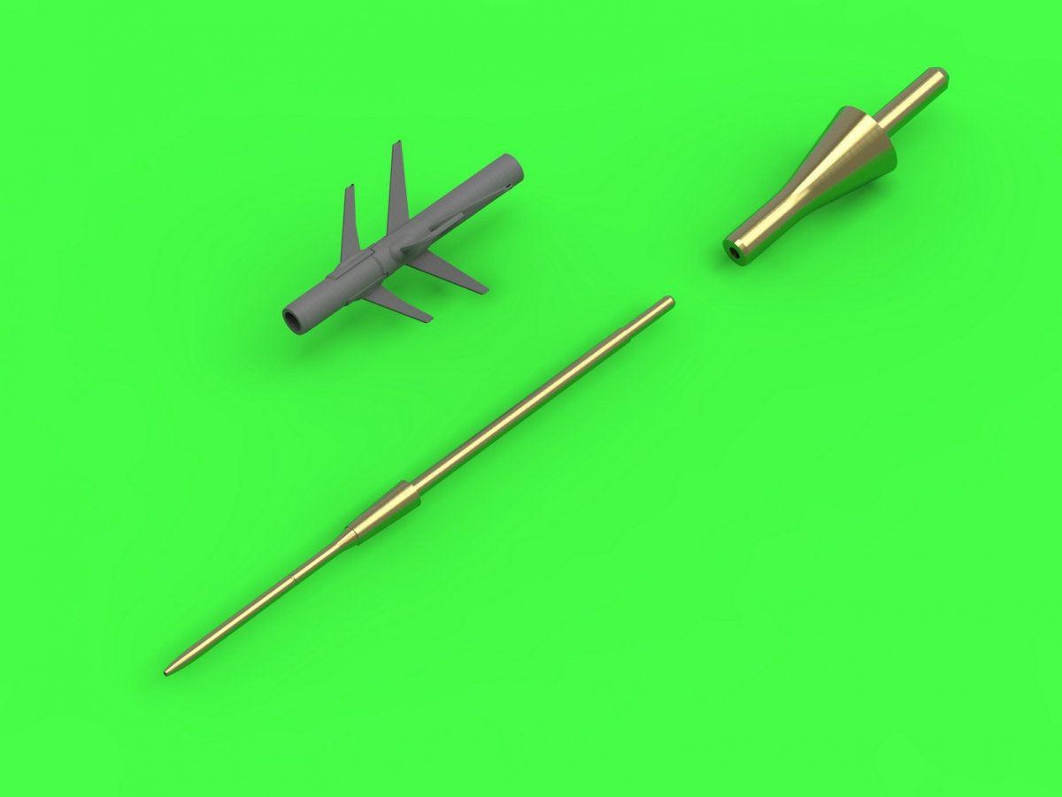 Master AM-48-129 MiG-25 (Foxbat) (all versions except PD/PDS) - Pitot Tube 1/48 – obrázek 3