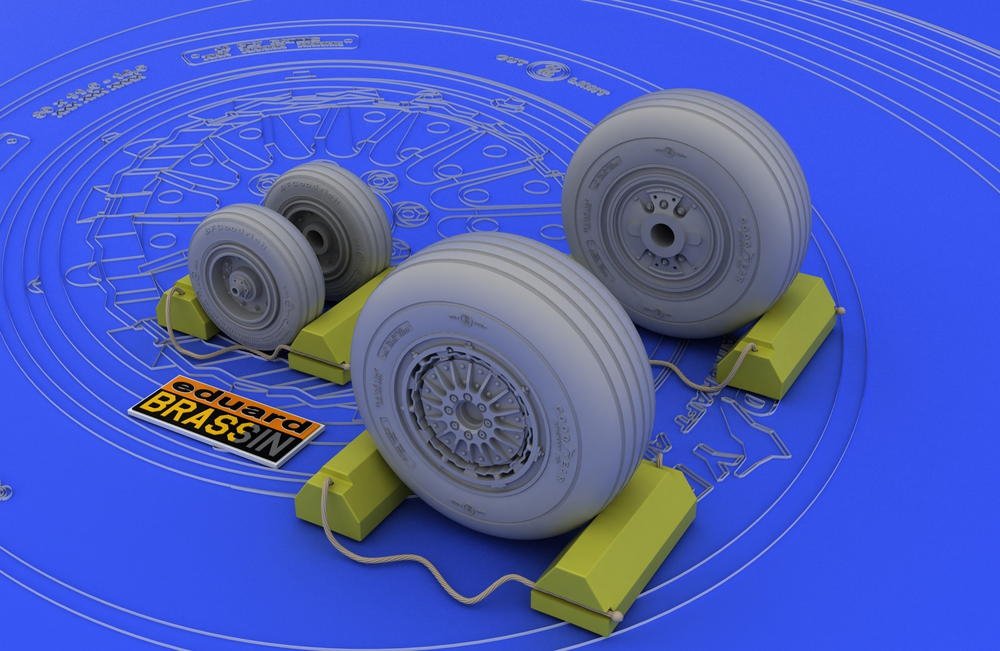 Eduard 648012 F-4C/ D/E/ F/G wheels 1/48 (Hasegawa) – image 2