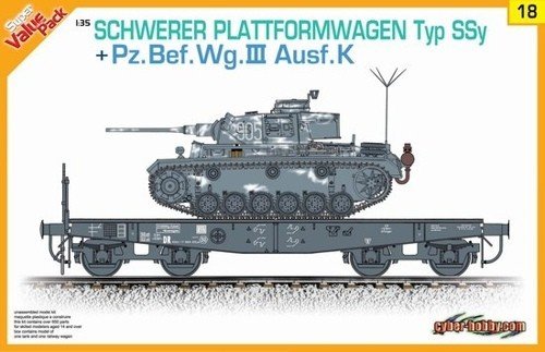 Cyber Hobby 9118 Schwerer Plattformwagen Type SSy (1/35)