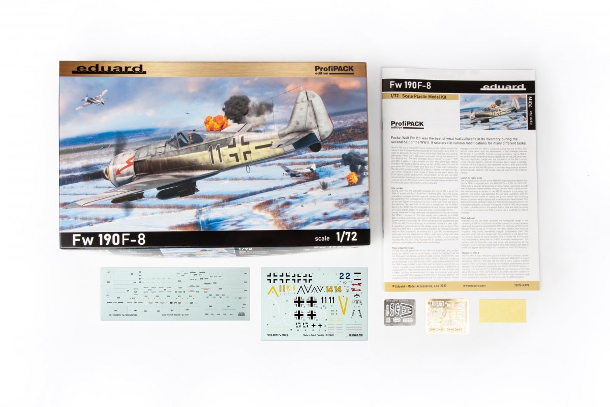 Eduard 70119 Fw 190F-8 Édition ProfiPACK au 1/72  – image 3