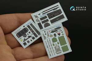 Quinta Studio QD48458 MiG-29K 3D-Printed colored Interior on decal paper (HobbyBoss) 1/48 – immagine 4
