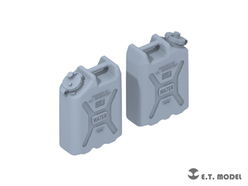 ET Model P35-241 US ARMY 20L WATER CANS SET(3D Printed) 1/35 – image 2