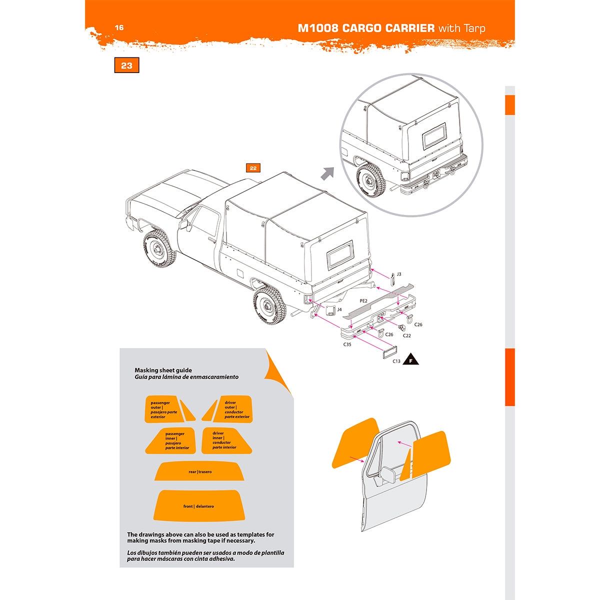 AK Interactive AK35031 M1008 TROOP CARRIER WITH TARP 1/35 – image 11