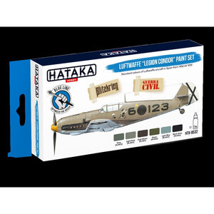 Hataka HTK-BS32 Luftwaffe &amp;quot;Legion Condor&amp;quot; paint set (6x17ml) – immagine 2