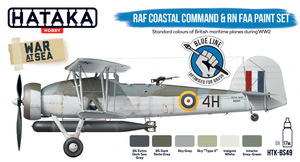 Hataka HTK-BS49 BLUE LINE – RAF Coastal Command &amp;amp; RN FAA paint set 6x17ml – imagen 2