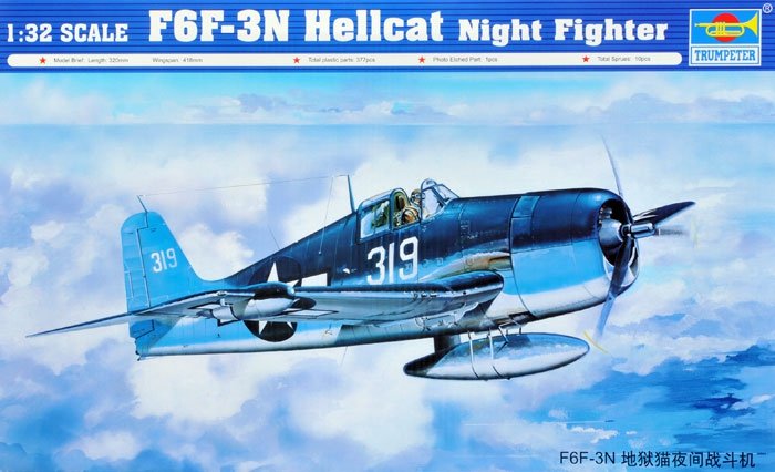 Trumpeter 02258 F6F-3N Hellcat 1/32