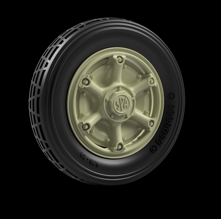 Panzer Art RE35-806 Autoblinda 40/41 Road wheels (Pirelli Libia) 1/35 – image 3