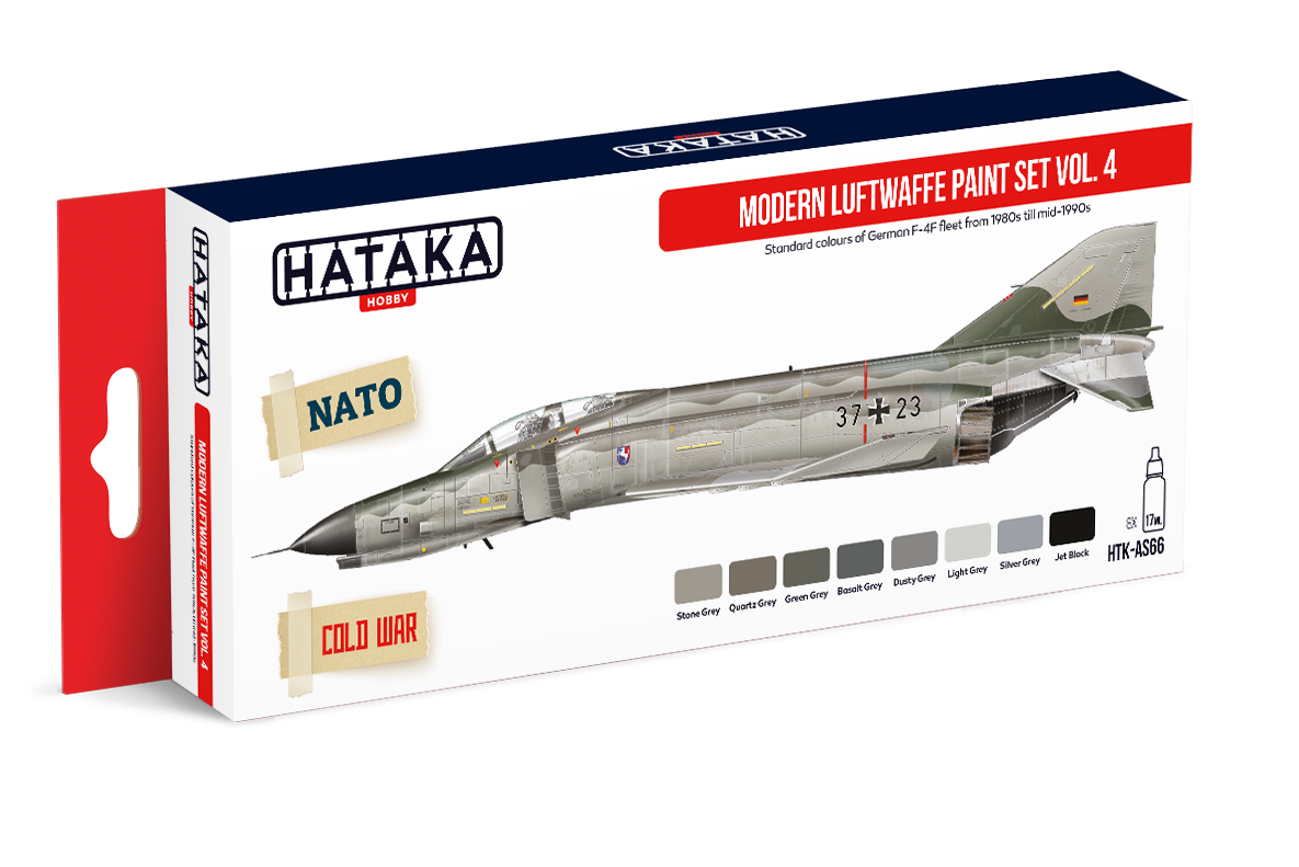 Hataka HTK-AS66 Modern Luftwaffe paint set vol. 4 (8x17ml) – Bild 2
